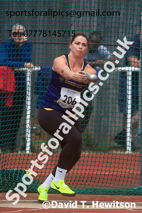 Senior Womens hammer, 2024 Northern Senior and Under-20s Track and Field Champs, Middlesbrough.  Photo: David T. Hewitson/Sports for All Pics